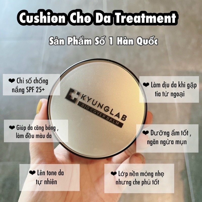 Phấn Nước BIO COVER BALM CUSHION SPF 25+ KYUNG LAB chính hãng