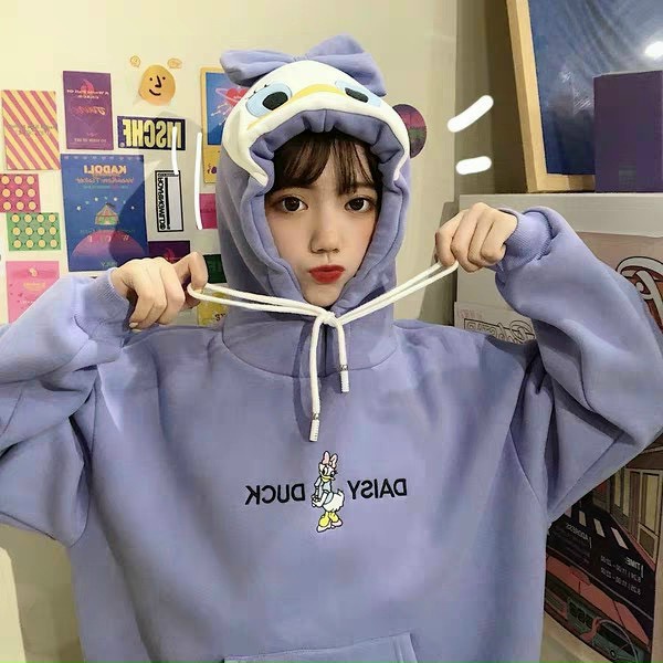 ÁO HOODIE IN VỊT DỄ THƯƠNG FROM &lt;58KG