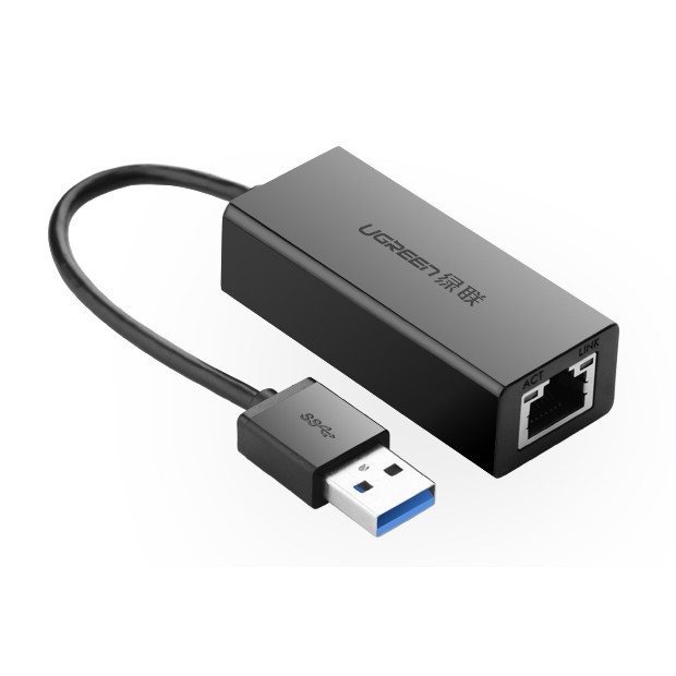 "Chính hãng" USB to LAN 3.0 chính hãng Ugreen UG-20256 tốc độ 10/100/1000Mbps