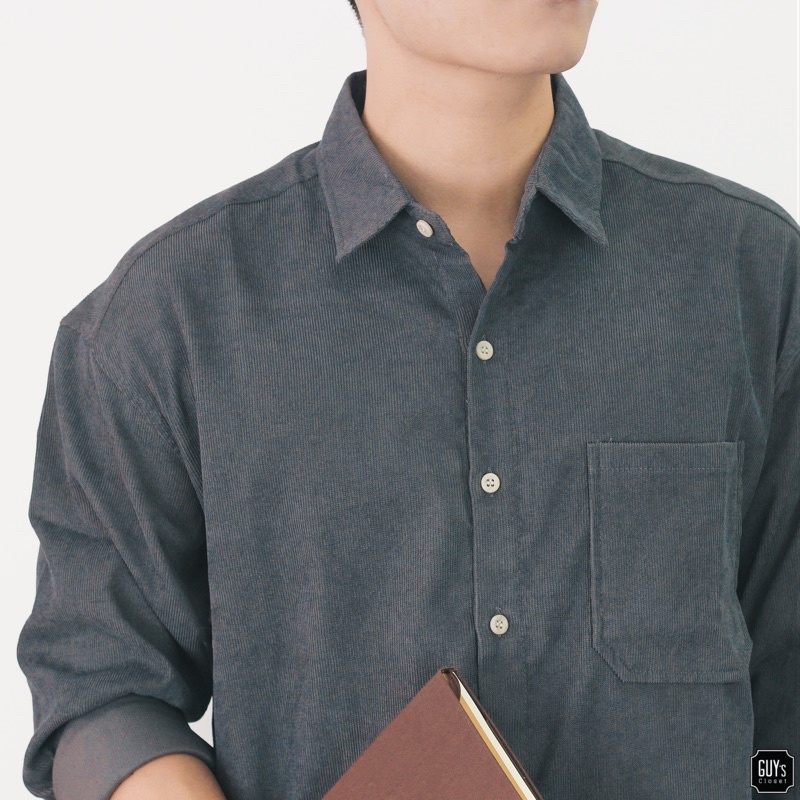 [HÀNG THIẾT KẾ] Sơ mi tăm dài tay unisex GUY's Closet, Dáng suông năng động, Nhiều màu