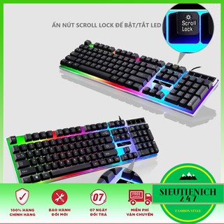 ❤️bàn phím❤️tặng chuột❤️bàn phím giả cơ chuyên game có led❤️freeship❤️ chuyển màu shipadoo❤️
