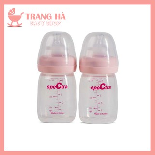 💘𝑲𝑬̀𝑴 𝑵𝑼́𝑴 𝑻𝑰💘 Bình sữa Spectra 160ml có núm ti size S