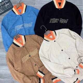 ÁO KHOÁC KAKI - ÁO BOMBER JACKET HEYBIG 4 MÀU CỰC CHẤT