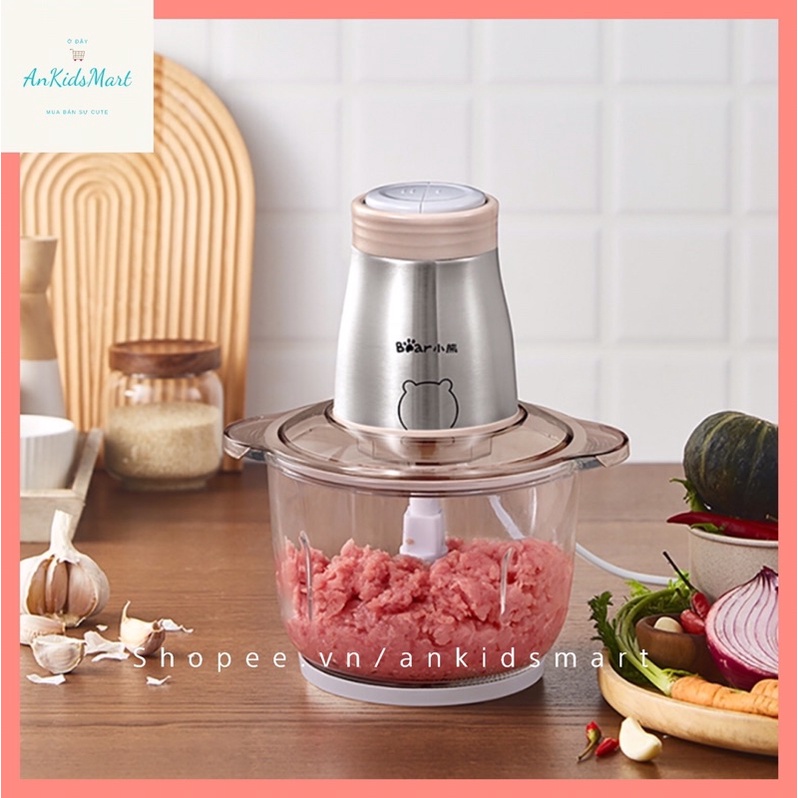 Máy Xay Thịt Đa Năng Bear các loại, dung tích 2L