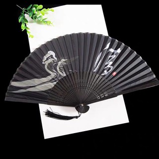 (20 mẫu) Quạt Cổ Trang lụa xếp gọn cầm tay quà tặng trang trí xinh xắn phong cách Trung Quốc