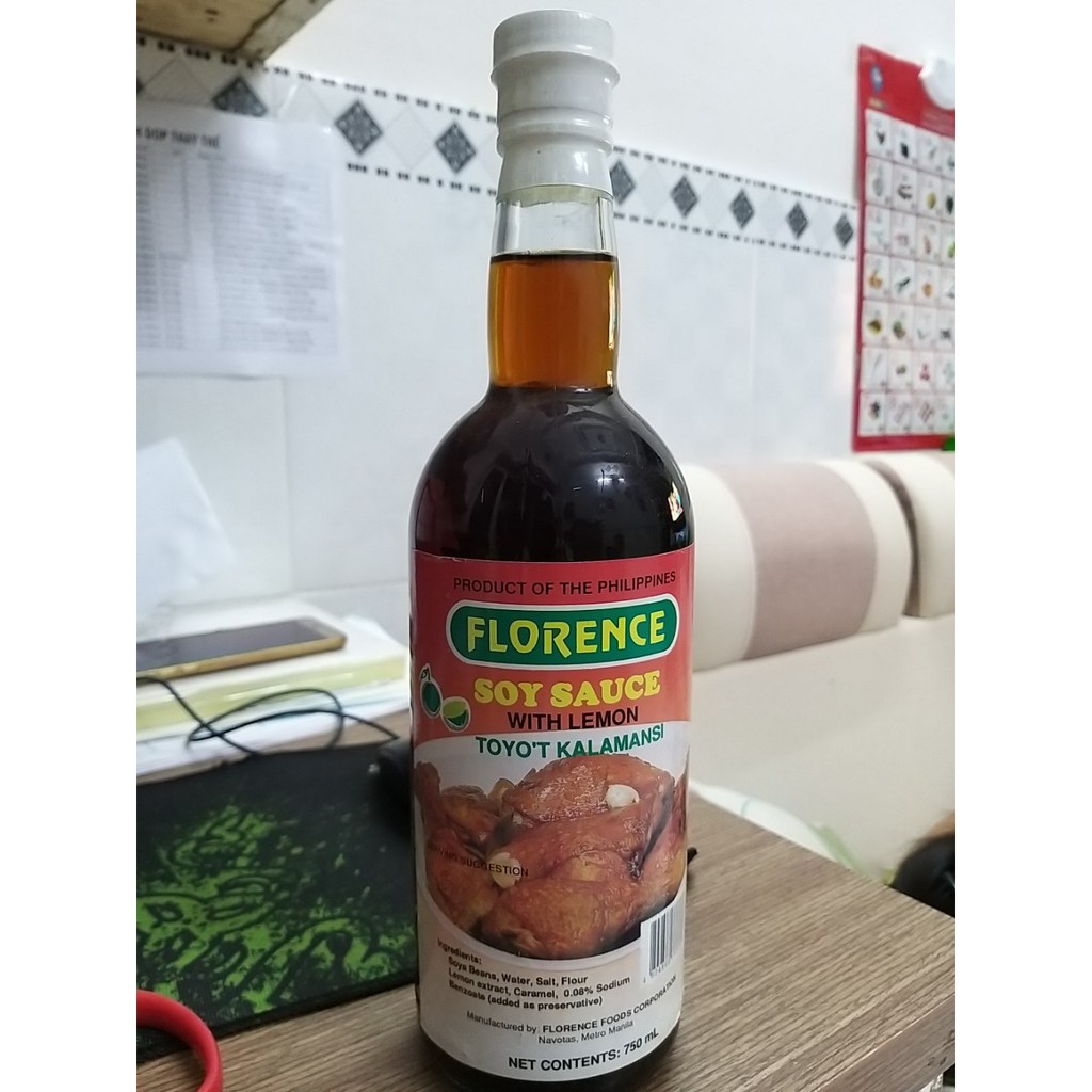 Nước Tương Hiệu Florence Soy Sauce With Lemon 750 ml