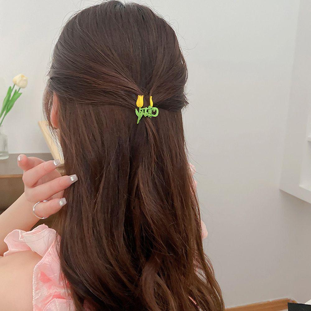 Kẹp Tóc Hình Cá Mập Bằng Kim Loại Phong Cách Hàn Quốc Cổ Điển Cho Nữ