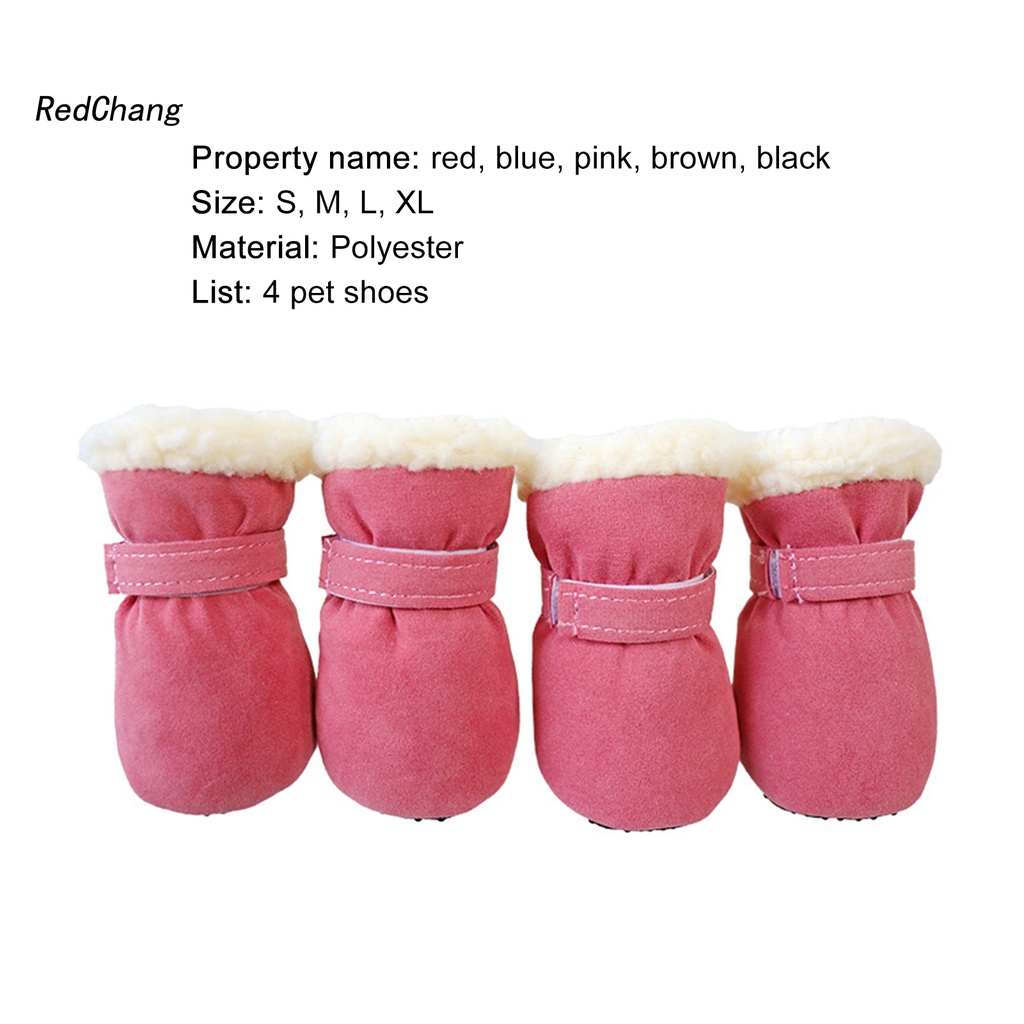 Giày bốt đế mềm chống trượt cho thú cưng