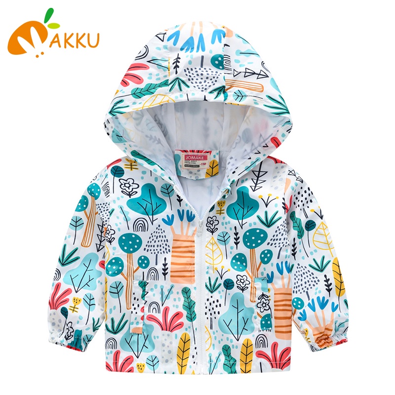 Áo Khoác Gió In Hoạt Hình Thời Trang Xuân Thu Cho Bé