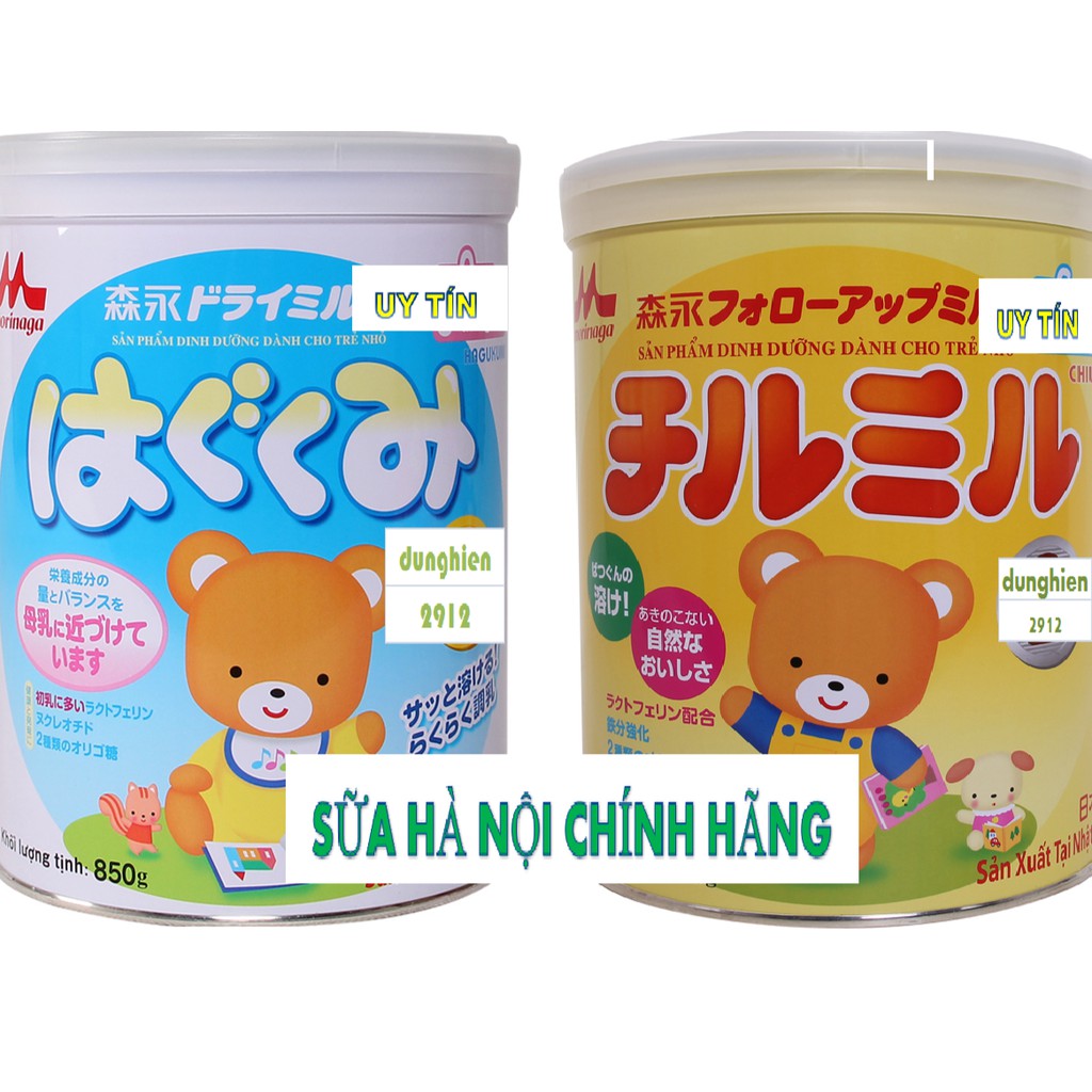 Sữa Bột Morinaga Nhập Khẩu Số 1/2 850g DATE MỚI NHẤT