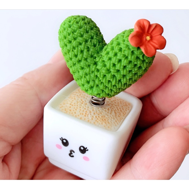 Set trang trí taplo ô tô hình chữ LOVE xương rồng xinh xắn loại to, đẹp - Dũng An Shop