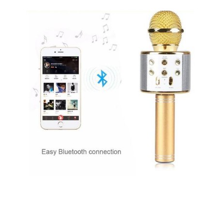 MIC HÁT KARAOKE W858 v8 kiêm loa chất lượng cao - MIC HÁT KARAOKE W858