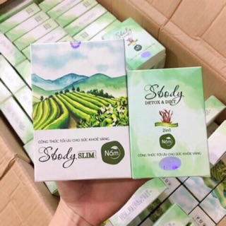 [ Tặng 1 detox] Giảm cân Sbody slim nấm bao test chính hãng