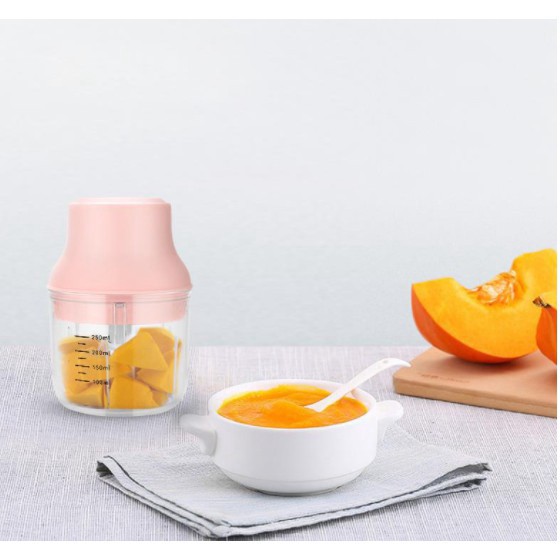 Máy Xay Mini Cầm Tay Đa Năng Không Dây Cao Cấp 250ml Nhỏ Gọn Tiện Lợi