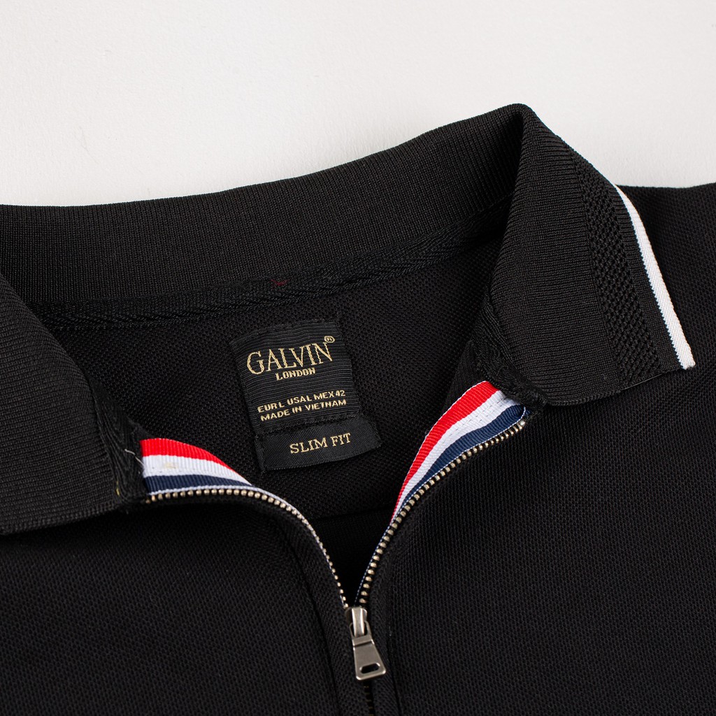 Áo polo nam cổ khóa kéo Galvin chất vải cá sấu co giãn bộ 5 màu PLGV48 - Leo Vatino | BigBuy360 - bigbuy360.vn