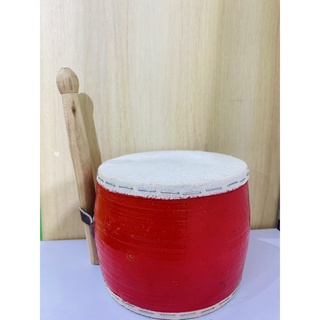 Trống da, trống con kèm dùi Trung Thu cho trẻ em BD11