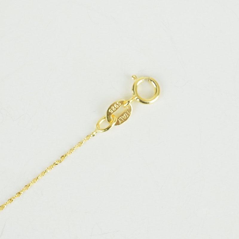 Vòng cổ Mạ Vàng 18K 100% 925 Thời Trang Cho Nữ