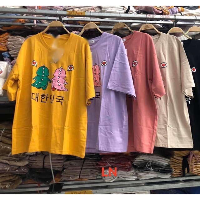 Áo khủng long chữ hàn LN12