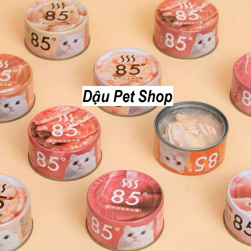 Pate Furry Tail 85 độ dạng lon dành cho mèo