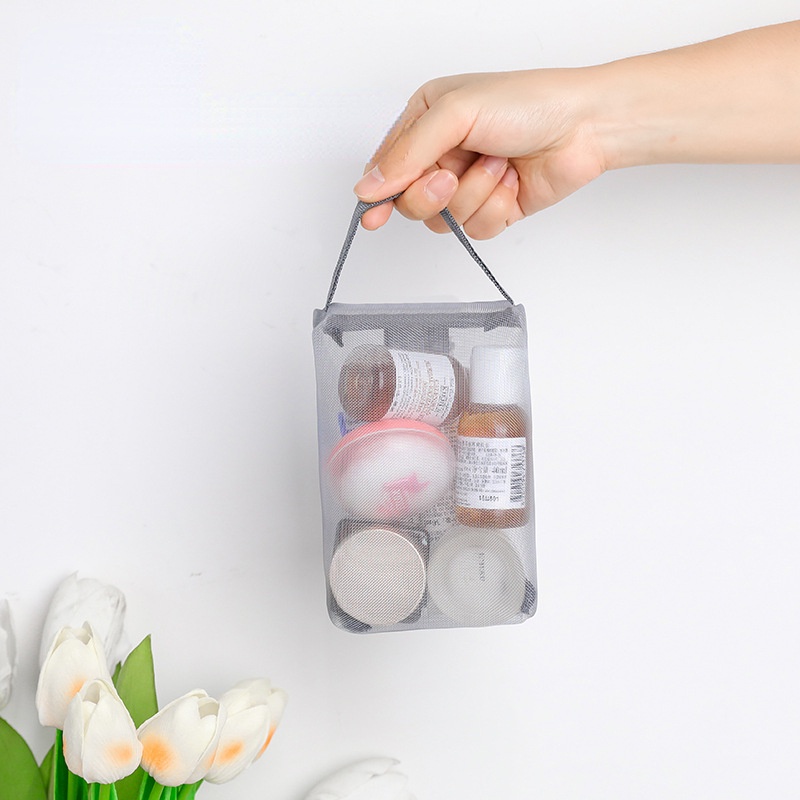 Túi Lưới Trong Suốt Đựng Mỹ Phẩm Tiện Dụng Khi Đi Du Lịch
