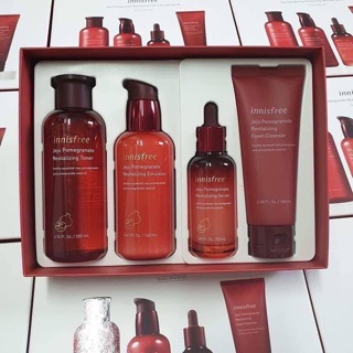 [MIFFI-SĂN SALE] SET DƯỠNG DA INNISFREE LỰU ĐỎ