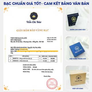 Bông tai bạc nữ tròn đính đá lấp lánh chất liệu bạc 925 unisex thời trang - ảnh sản phẩm 8