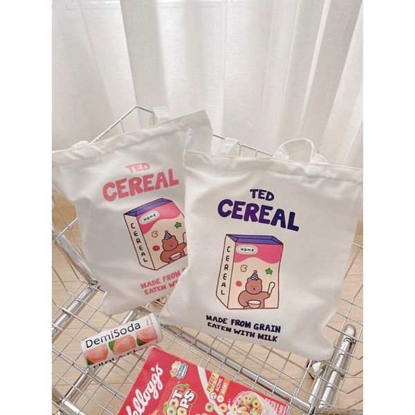 Túi tote Ted Cereal