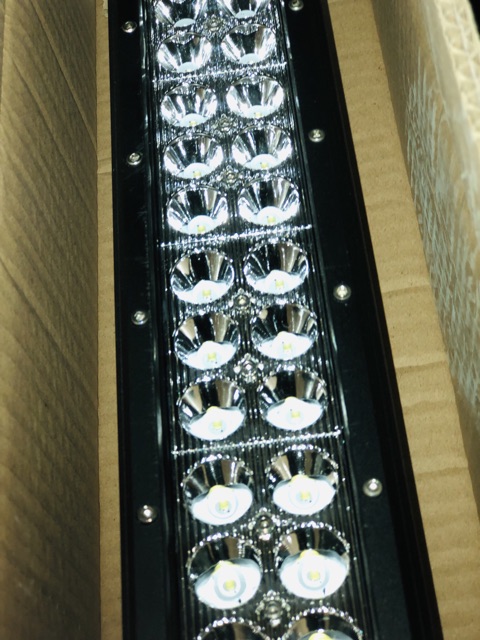 Đồ chơi ôtô| 1 cây led 2 hàng mắt 50 cm chịu nước chạy 12v 24v ( led trợ sáng)