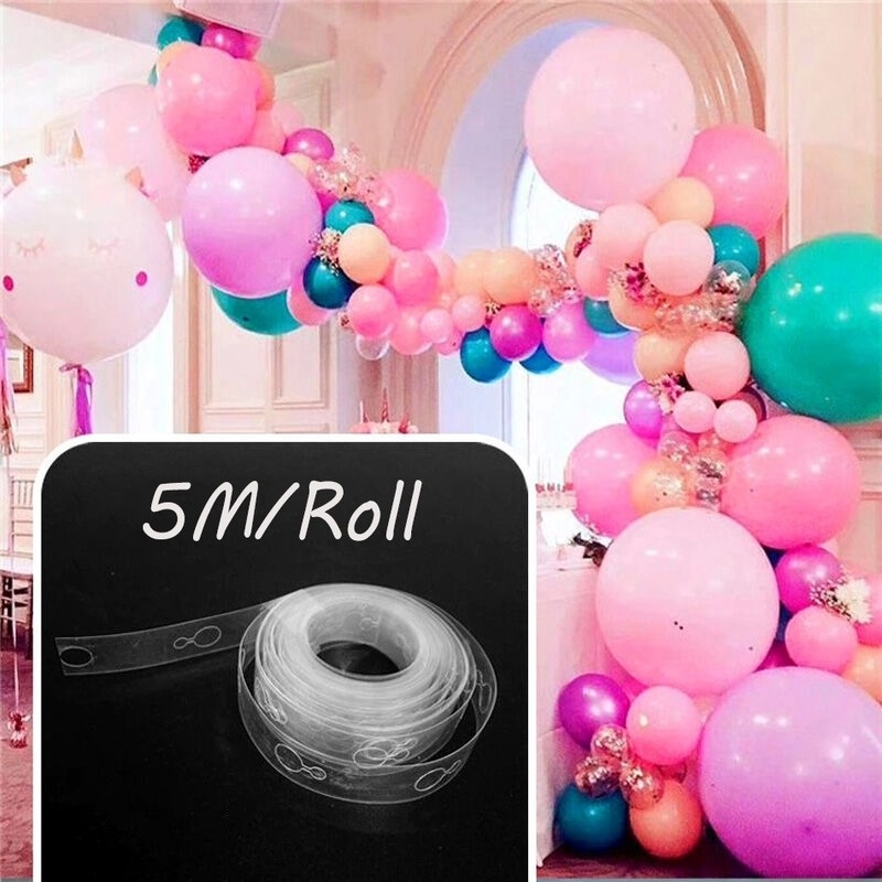 Dây Xích 2 Lỗ Dài 5m Gắn Bong Bóng Trang Trí