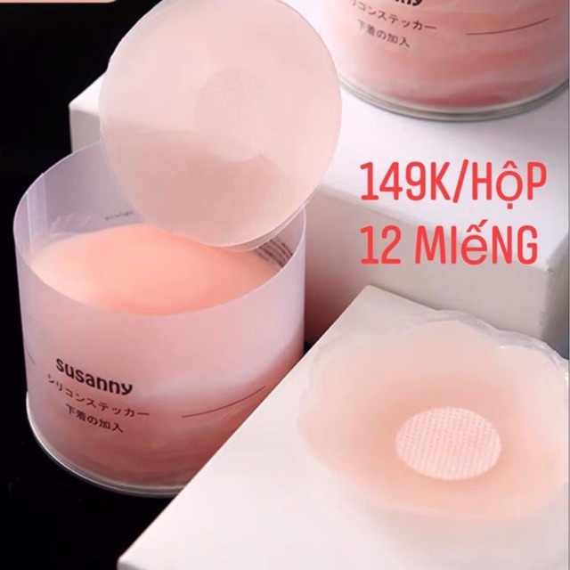 Miếng Dán Ngực Cao Cấp Silicone Susanny