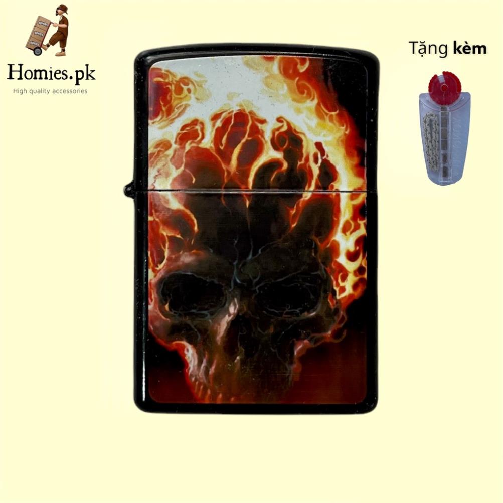 Vỏ Zippo Kèm Ruột cao cấp, nhiều hình đẹp- Homies.pk