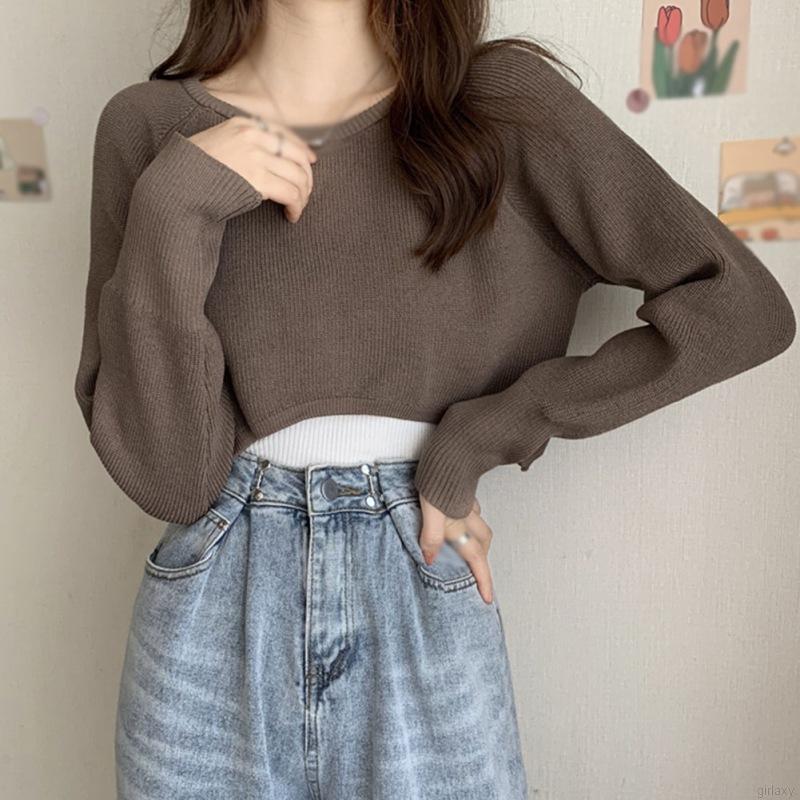 Áo Len Tay Dài Thời Trang Nữ Tính