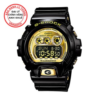 Đồng hồ casio nam điện tử dây nhựa dw-6900cb-1ds - chính hãng casio anh khuê