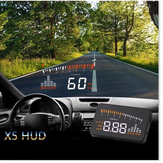 Thiết bị hiển thị và cảnh báo tốc độ lên kính lái HUD X5