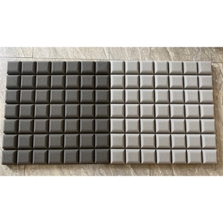 Combo 10 tấm xốp dán tường Ô VUÔNG 3D 49 Ô tiêu âm cách âm giá ưu đãi tại TP.HCM