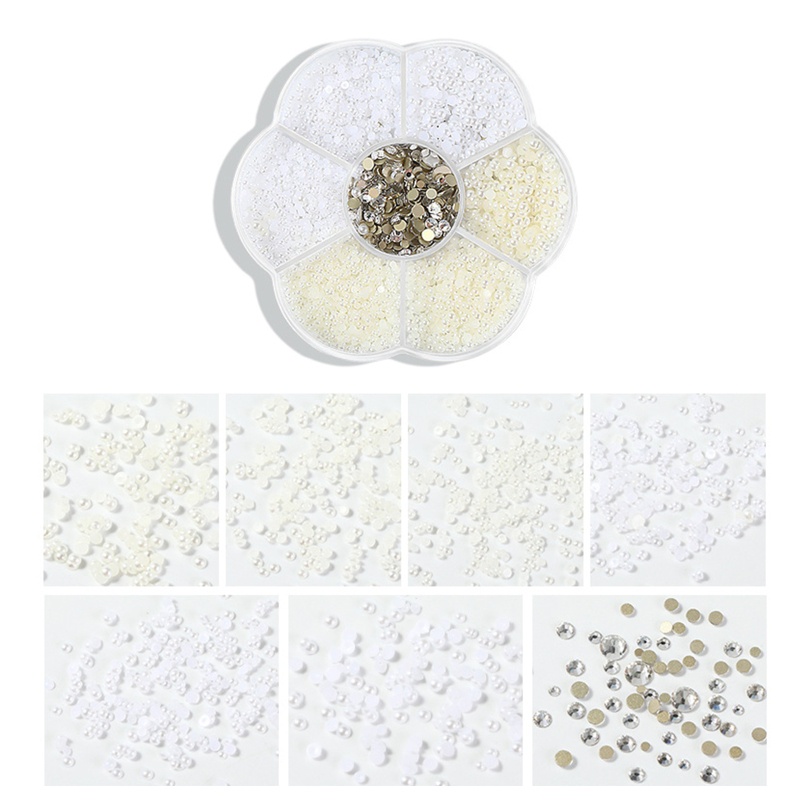 Hộp 7 Ngăn Đựng Phụ Kiện Trang Trí Móng Tay Nghệ Thuật