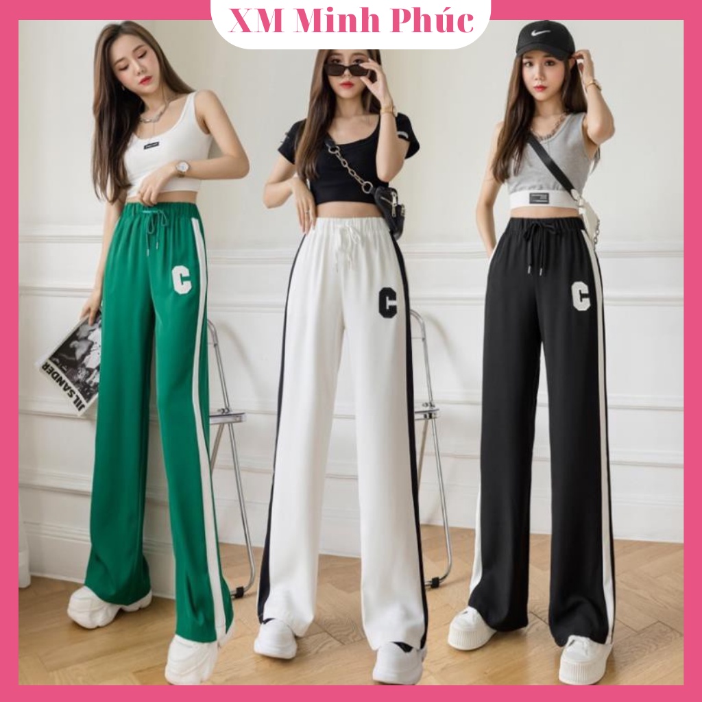Quần Ống Rộng Nữ Ulzzang Chất Vải XLEO Xuất Hàn- Quần Thun Dài Nữ Mềm Mịn-Co Dãn