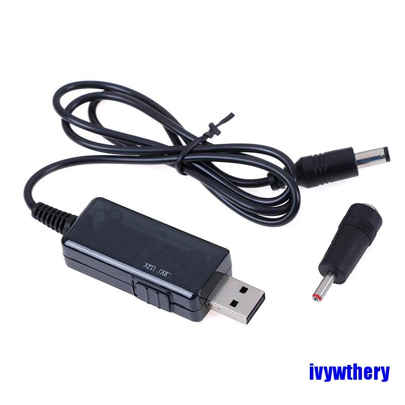 Dây Cáp Tăng Áp Usb 5v Lên Lên 9v 12v 1a