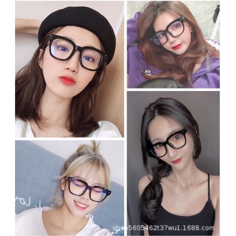 Mắt Kính mắt 2 chấm xinh xắn dành cho Nam nữ