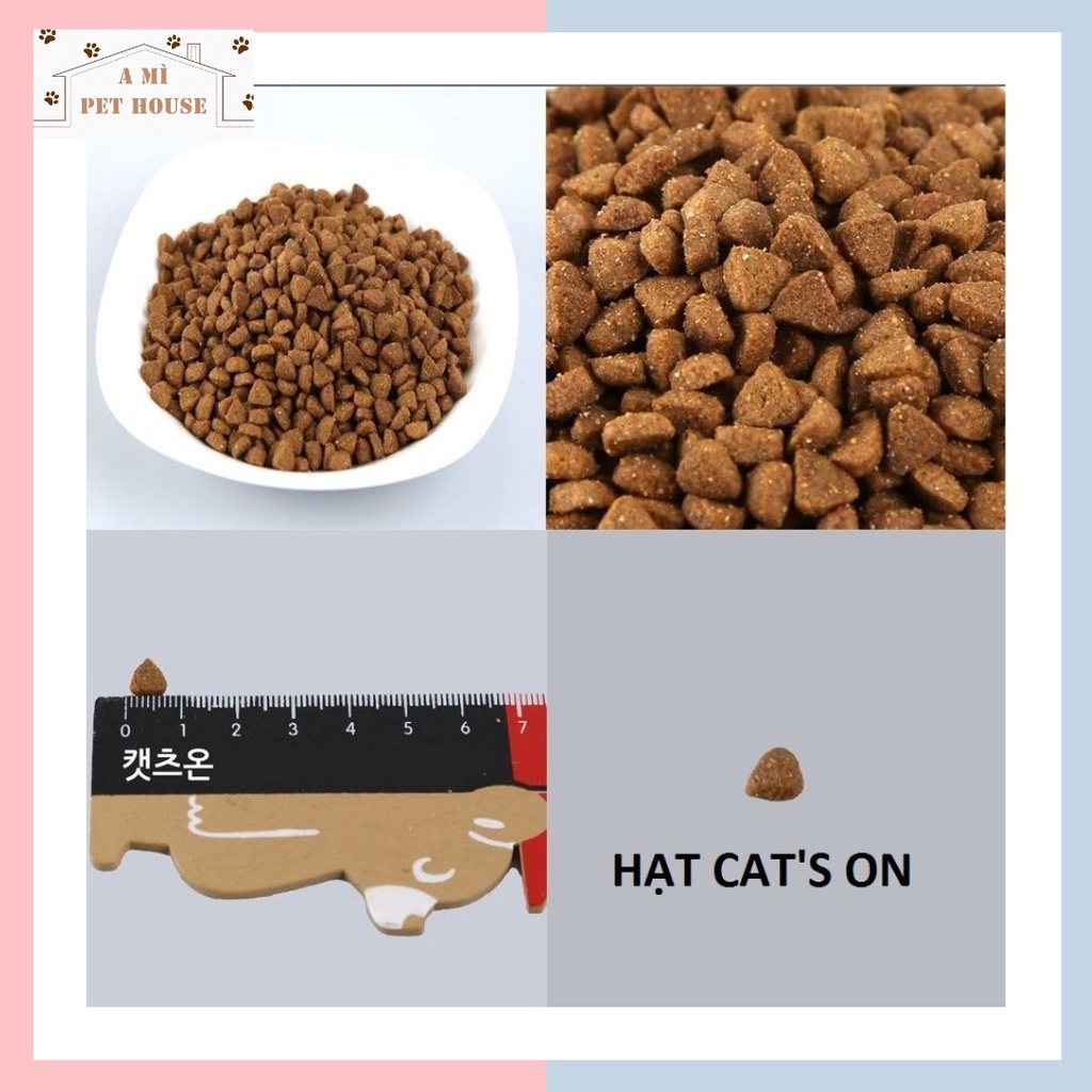 Túi 1kg Hạt Cat's On thức ăn mèo