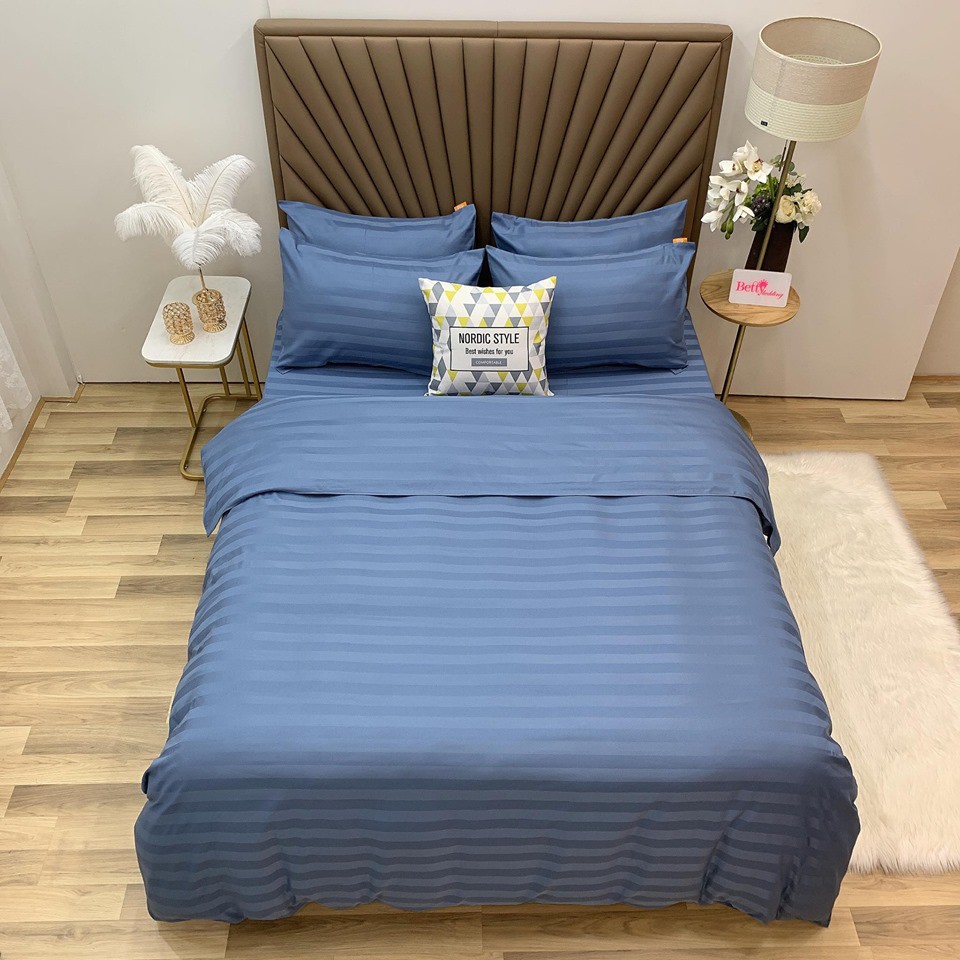 Bộ chăn ga gối cotton 3F nhập khẩu phong cách khách sạn | BigBuy360 - bigbuy360.vn