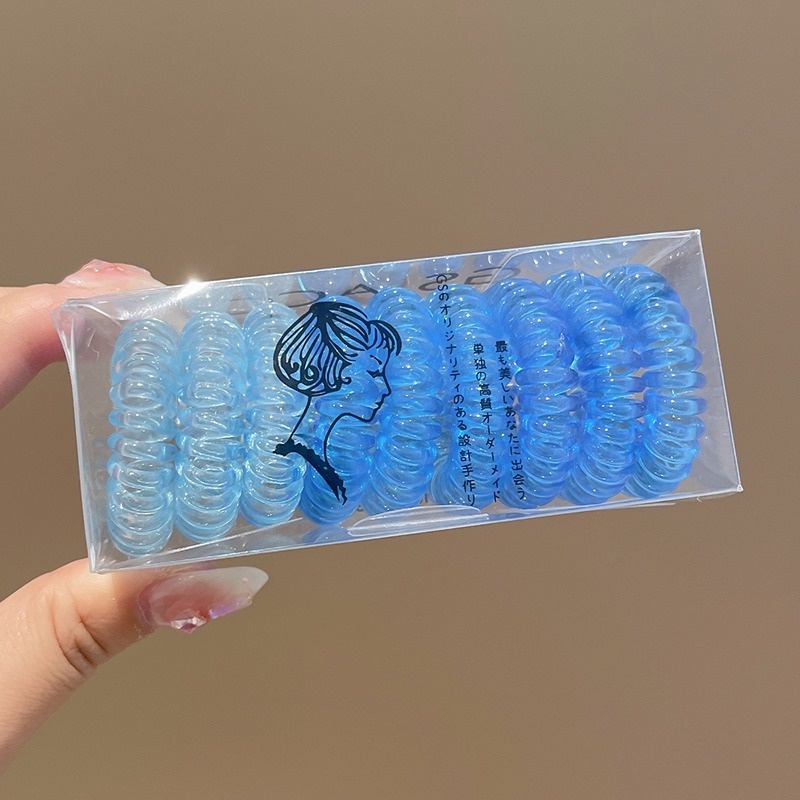 Dây Buộc Tóc Lò Xo Co Giãn Tốt Kiểu Hàn Quốc Cho Nữ