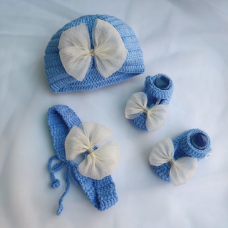 Nơ voan trang trí đồ em bé, áo, túi, băng đô handmade