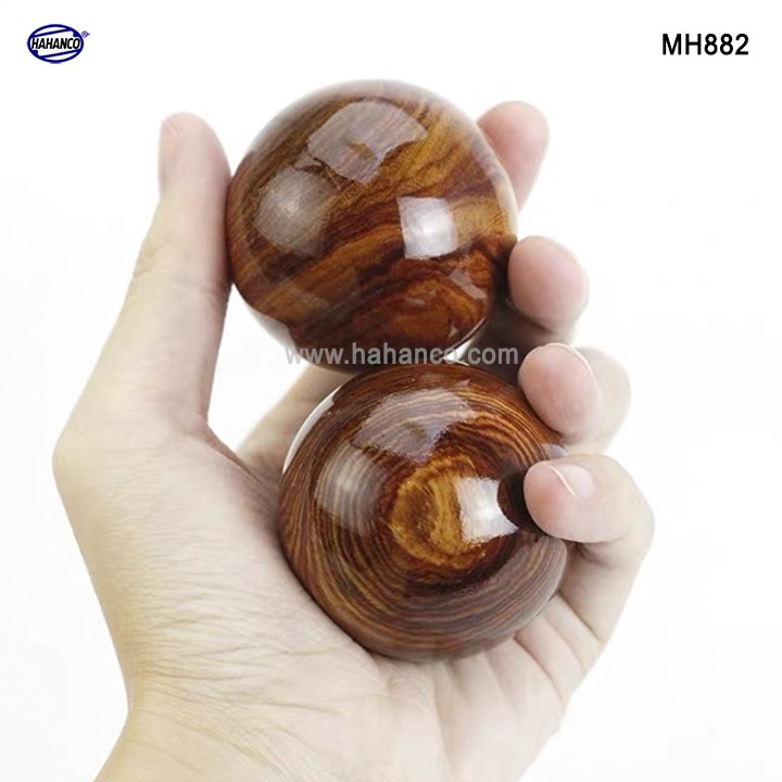 COMBO 2 quả bi 5cm lăn tay Gỗ Cẩm - Mát xa giúp dẻo tay, chống mỏi toàn diện ❤️FREESHIP đơn > 50k❤️ (MH882) HAHANCO