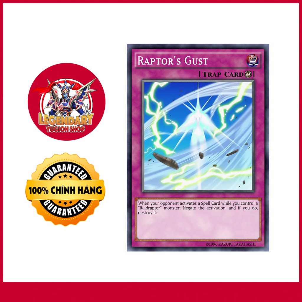 [Thẻ Bài Yugioh Chính Hãng] Raptor's Gust