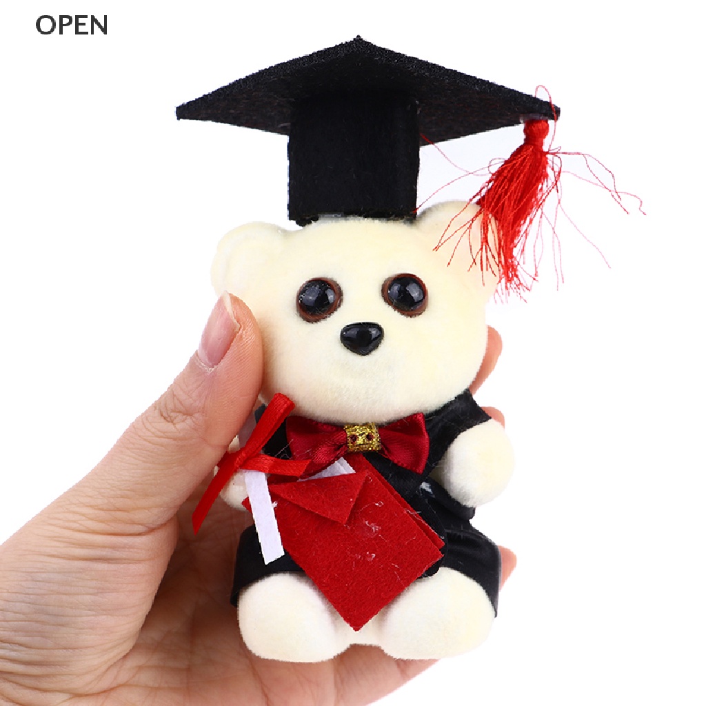 Búp Bê Gấu Bông Đứng 12cm Trang Trí Lễ Tốt Nghiệp
