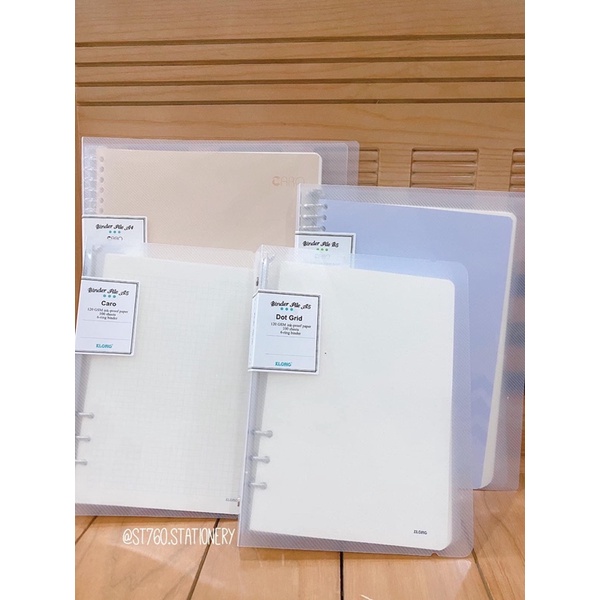 [St760 Stationery] Sổ còng Sắt Klong Binder file A5-B5