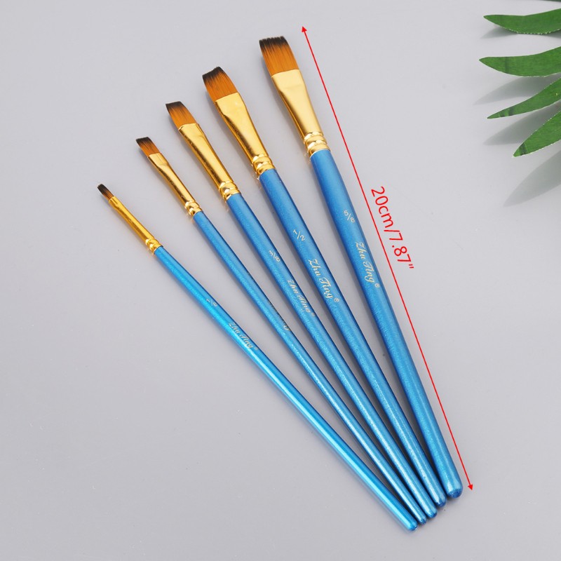 Set 5 cọ vẽ tranh sơn dầu chuyên nghiệp chất lượng cao