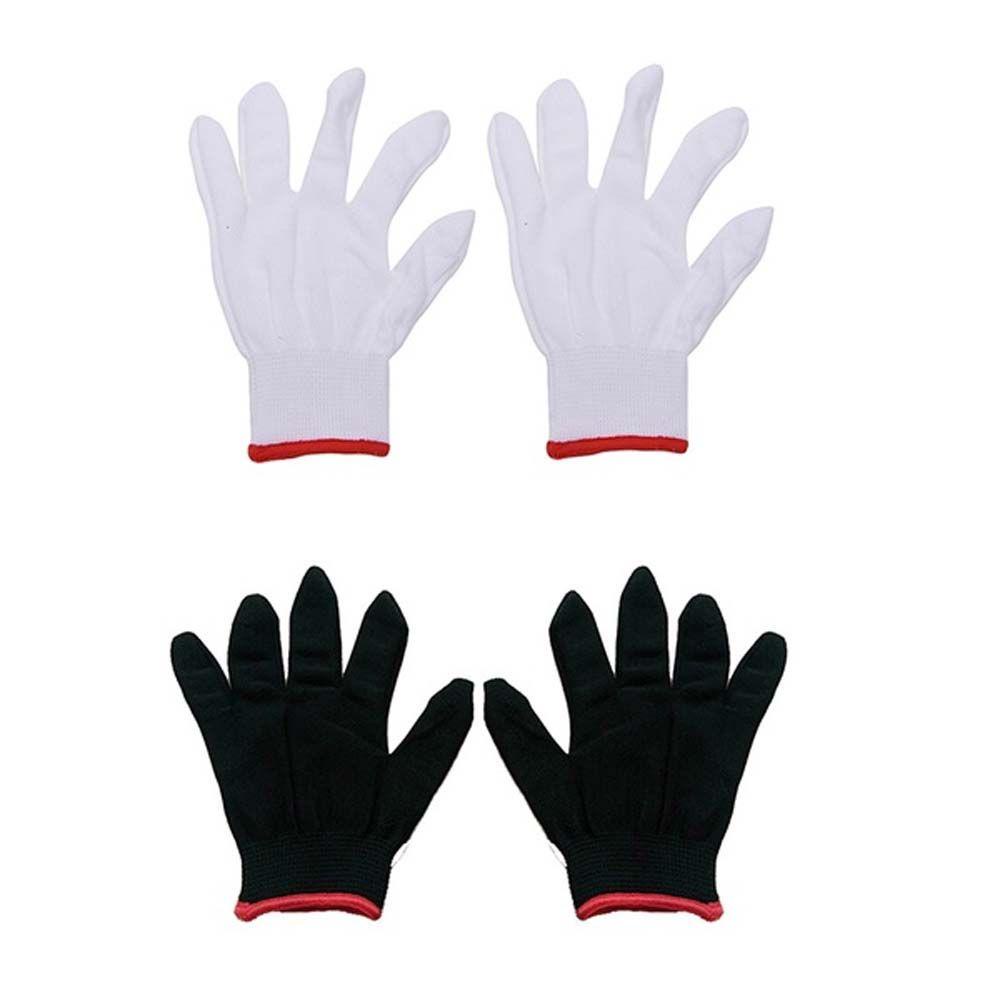 Găng Tay Bảo Hộ Lao Động Bằng Nylon Cotton Màu Trắng