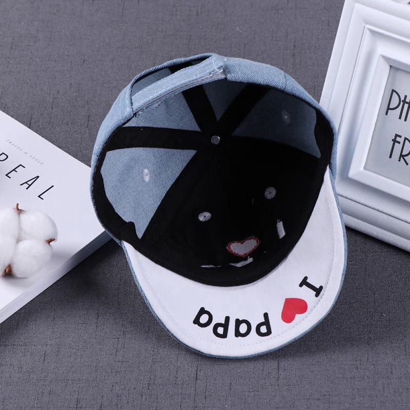 Mũ lưỡi trai trẻ em họa tiết thêu đáng yêu thời trang